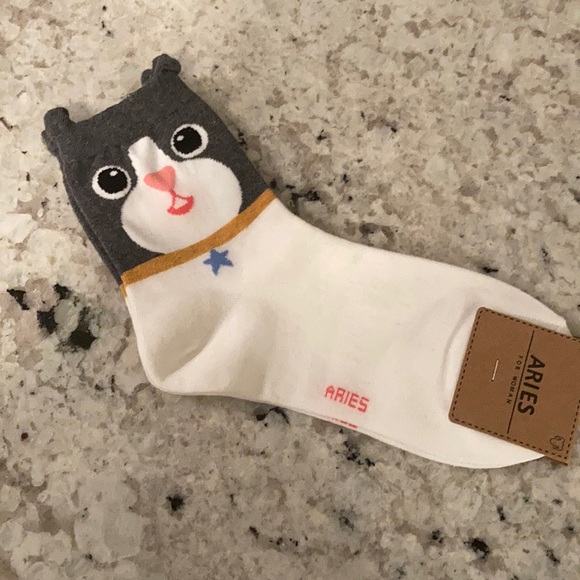 aries cat socks